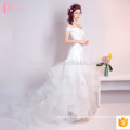 Suzhou Fabrik sexy Off-Schulter Spitze appliques ein Linie Hochzeitskleid